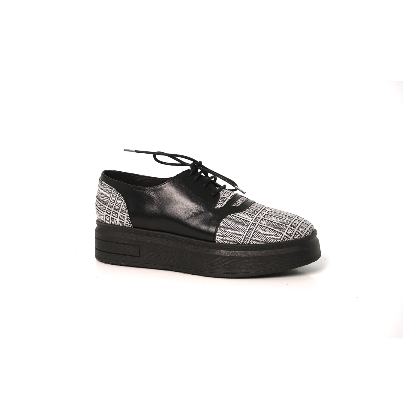 Three6five veterschoen zwart