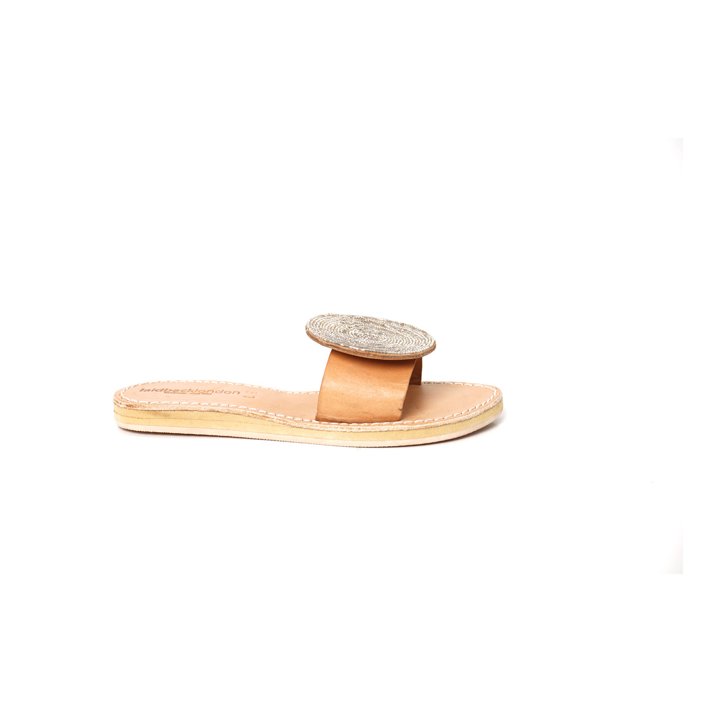 Laidback London slipper zilver