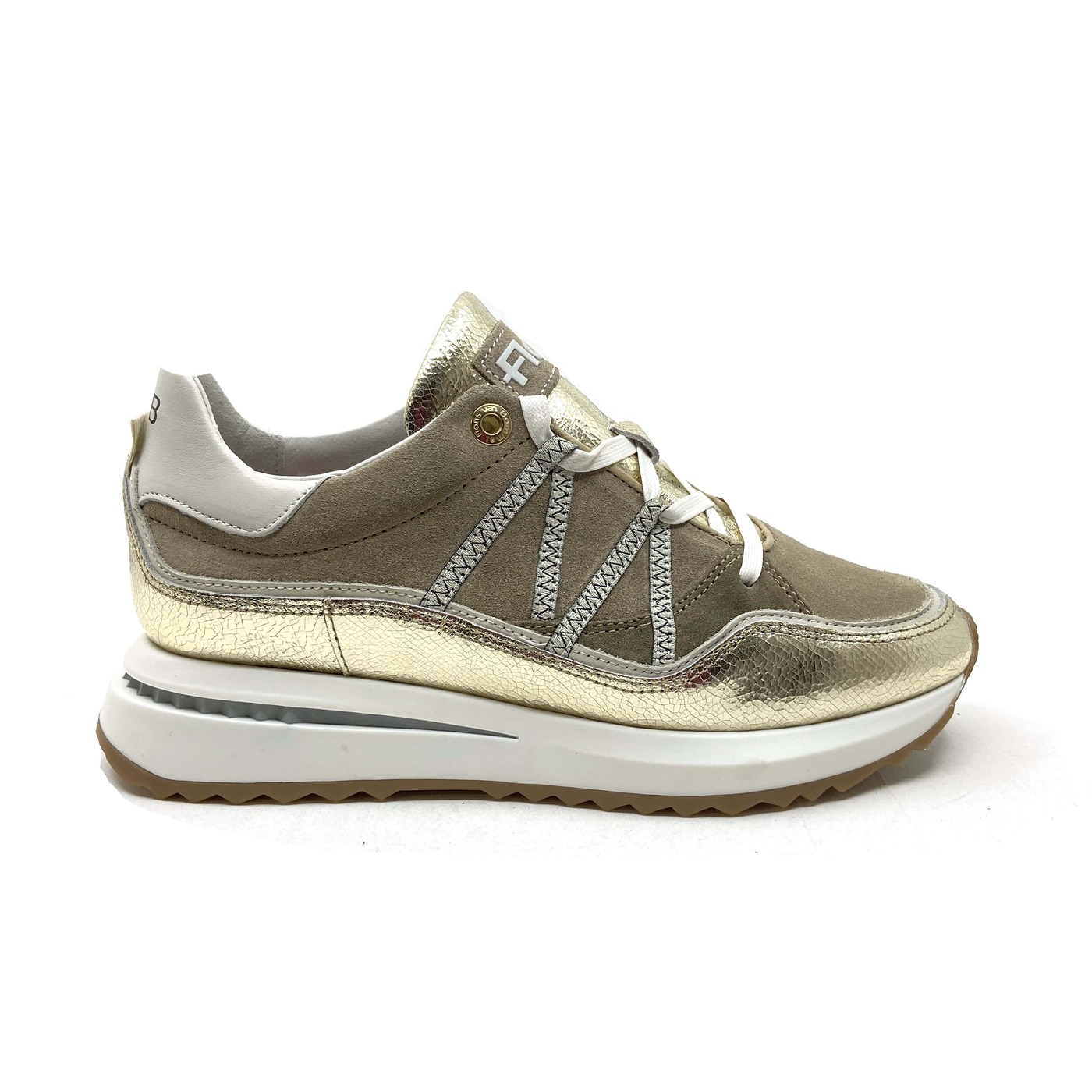 Floris Van Bommel sneaker goud