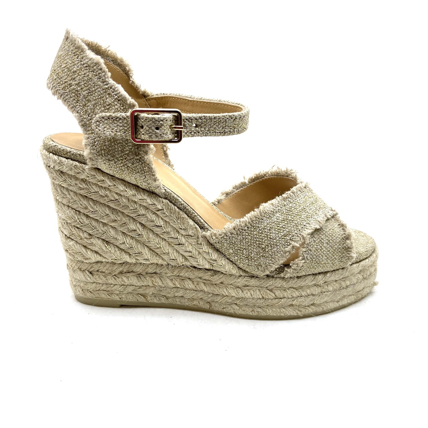 Castañer espadrilles goud