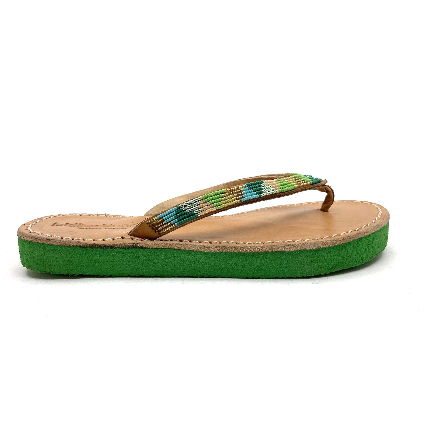 Laidback London slipper groen