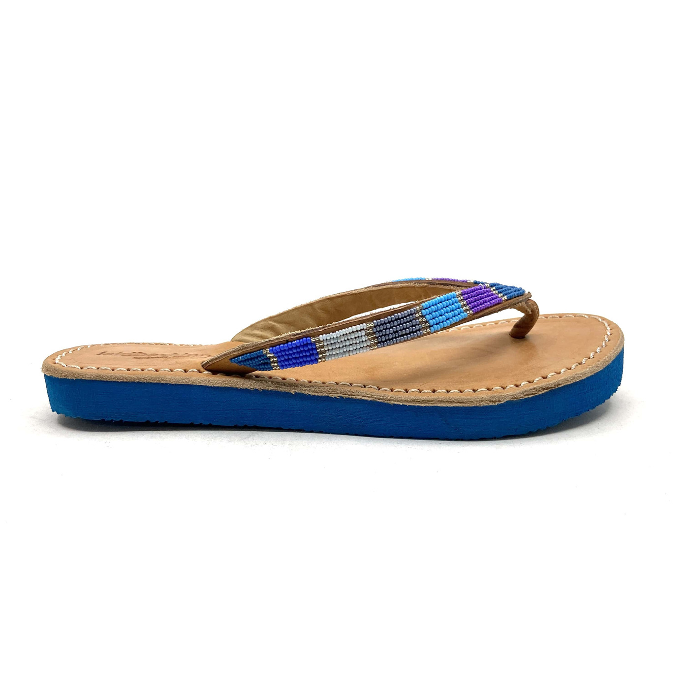 Laidback London slipper blauw