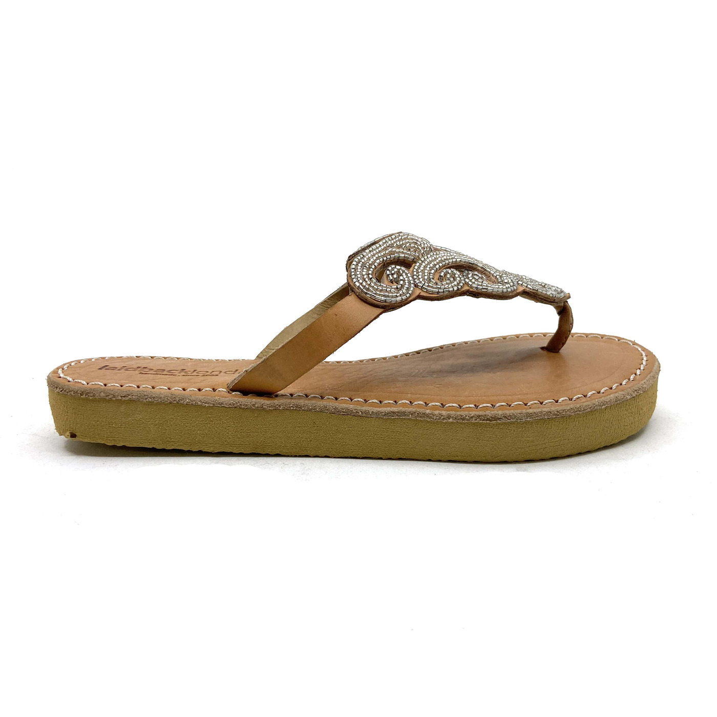 Laidback London slipper zilver