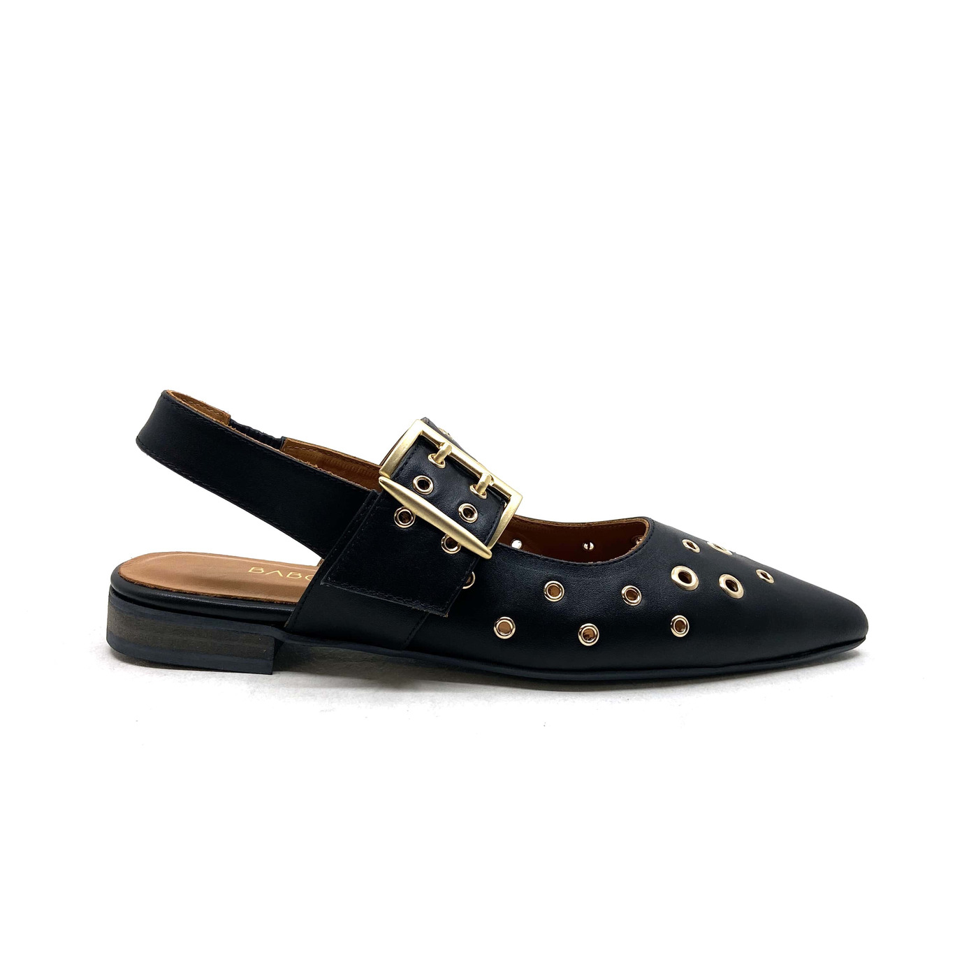 BABOUCHE ballerina zwart