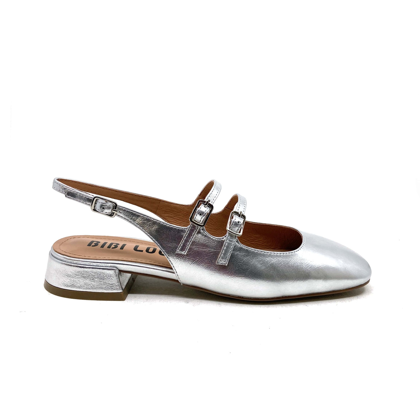 Bibi Lou pump zilver