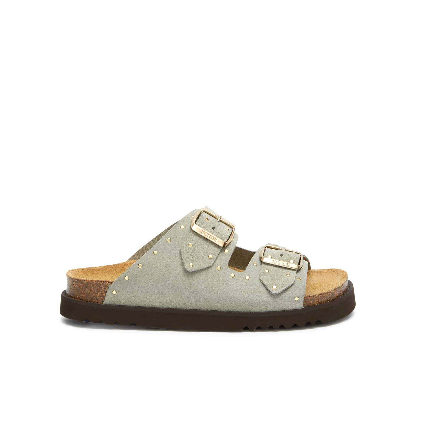 Scholl slipper groen