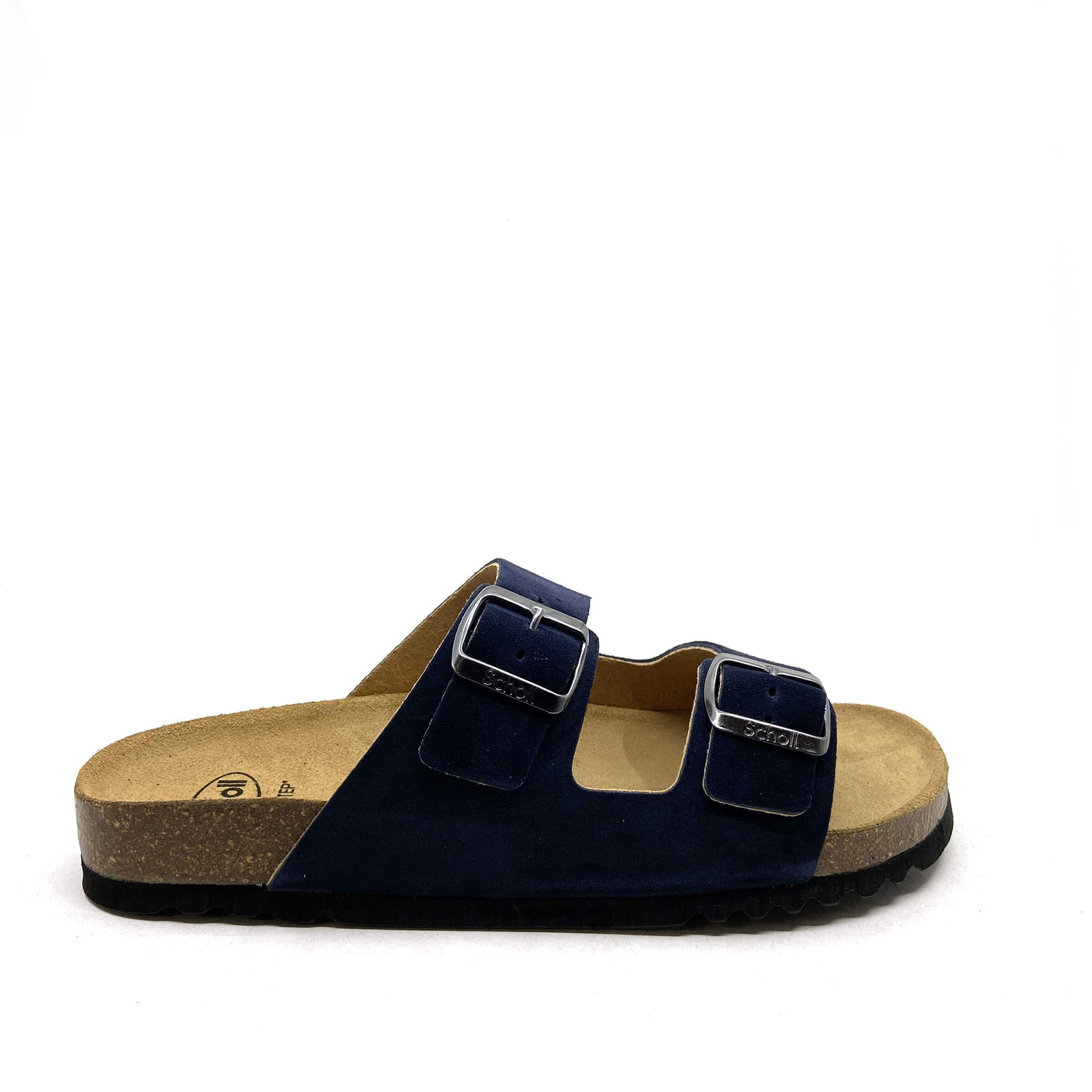 Scholl slipper blauw