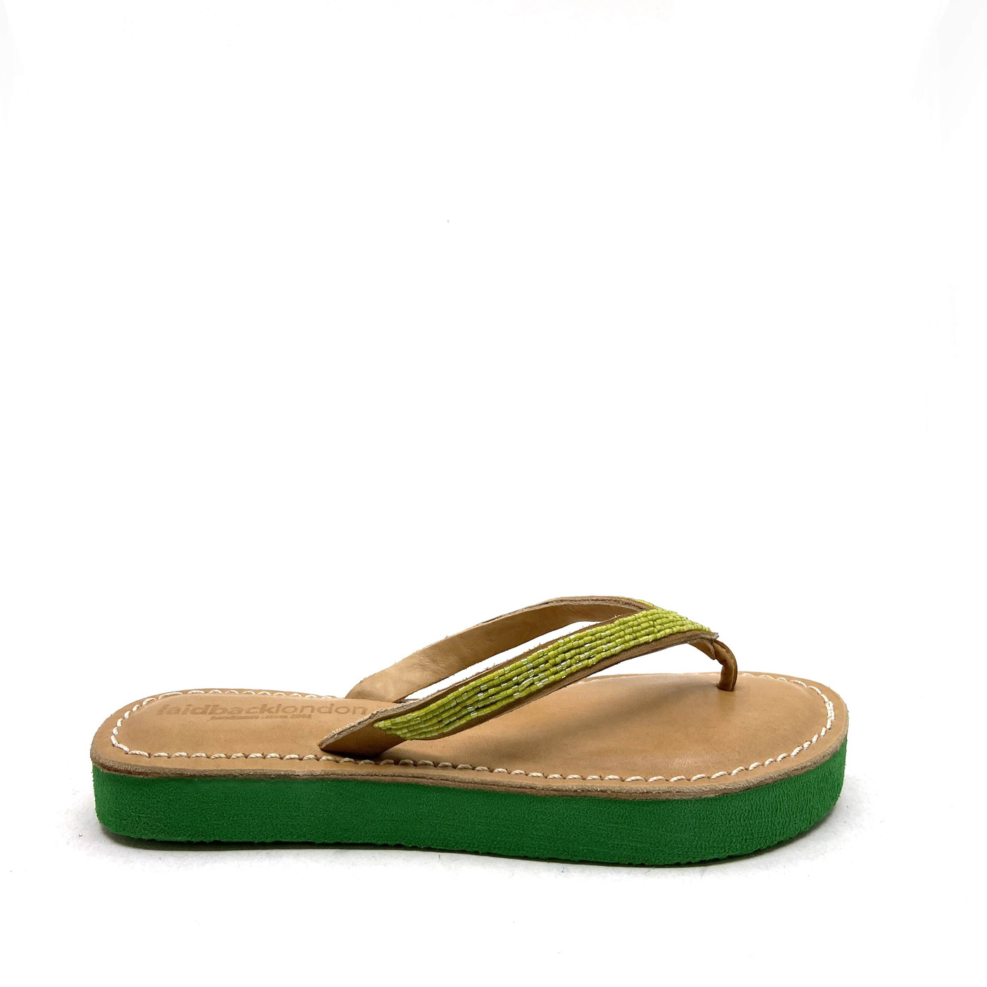 Laidback London slipper groen