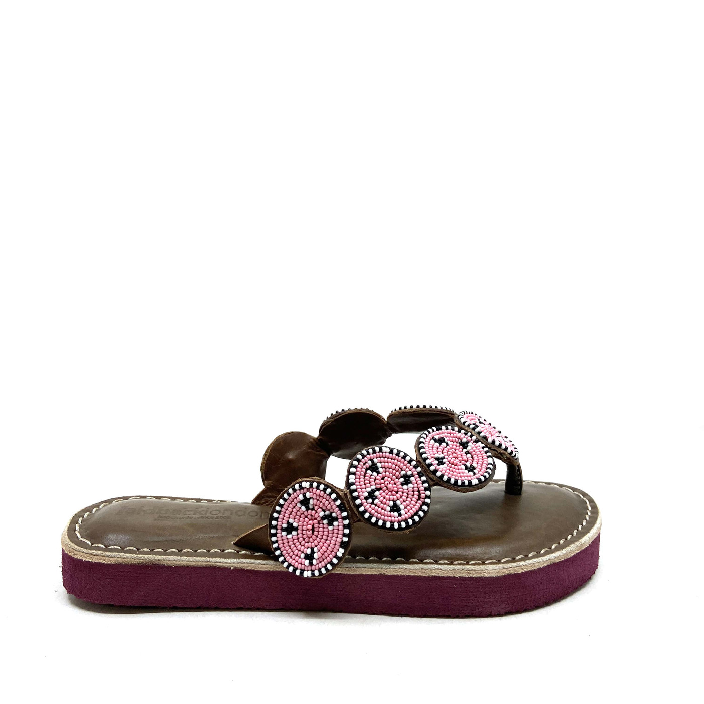 Laidback London slipper roze