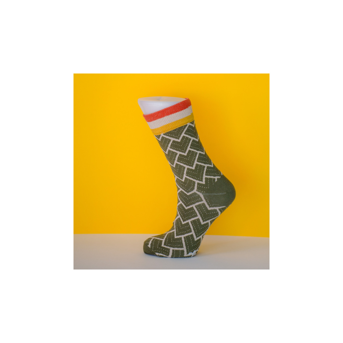 Pepper Socks dames kaki