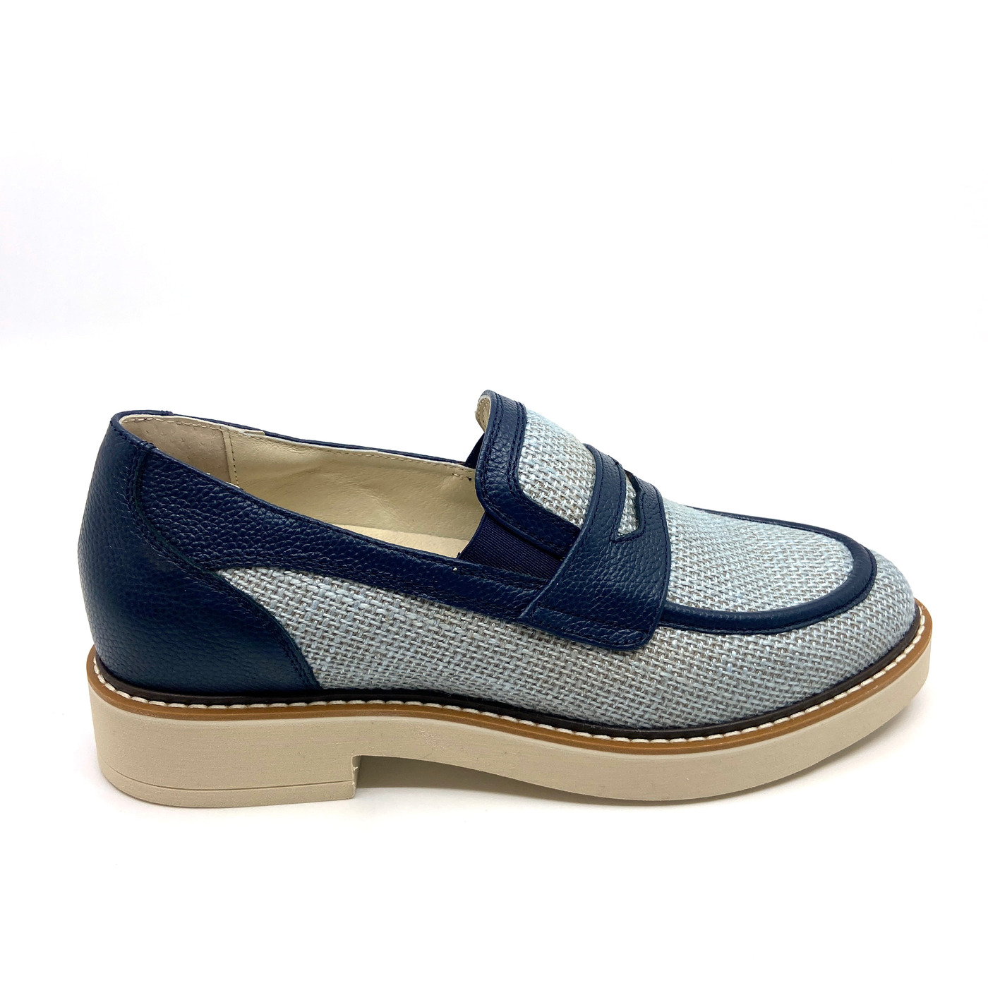 DLSport moccasin blauw