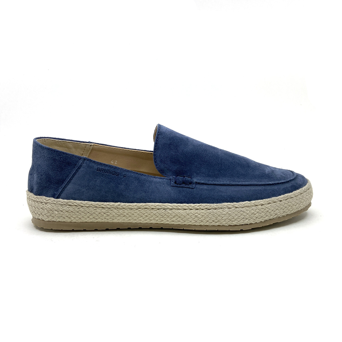 BRUNOS moccasin blauw