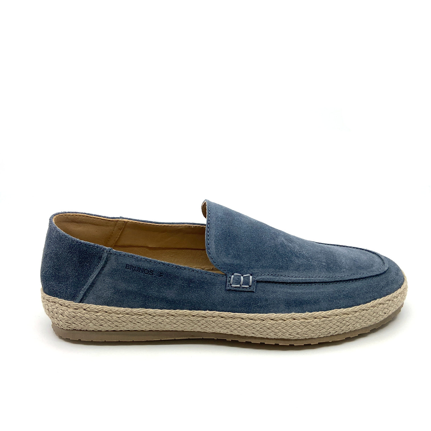 BRUNOS moccasin blauw