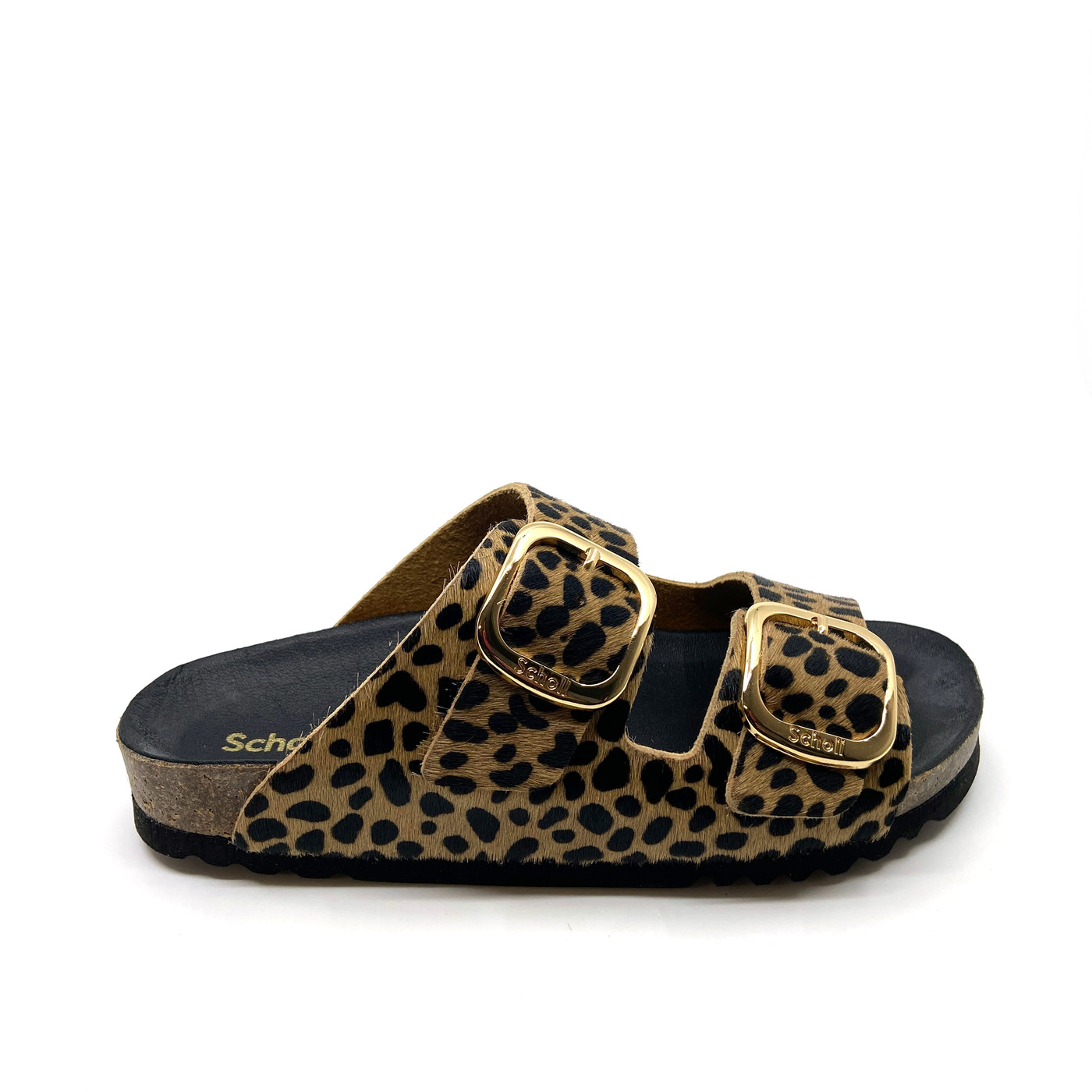 Scholl slipper leopard