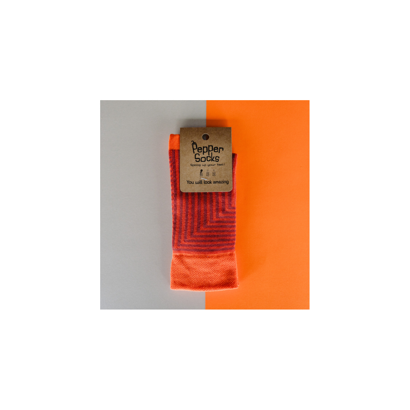 Pepper Socks dames oranje Pepper Socks dames oranje