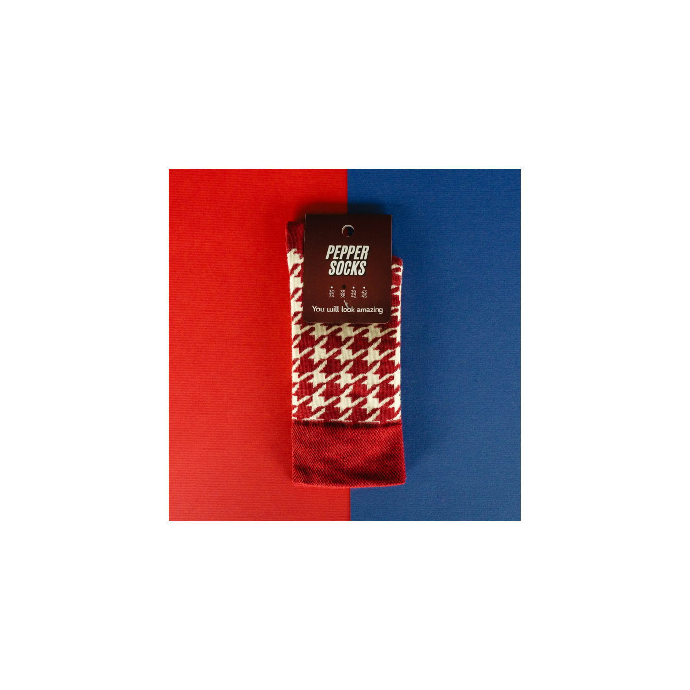 Pepper Socks dames rood