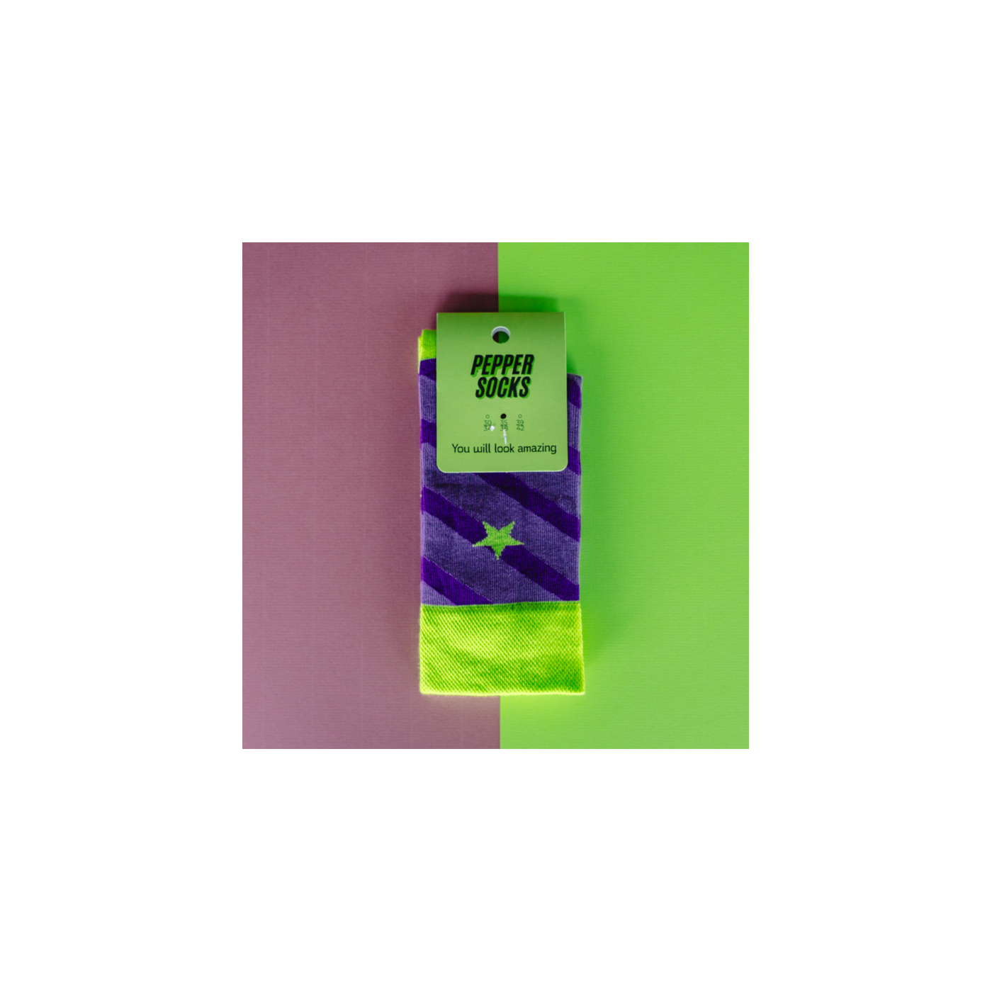 Pepper Socks dames paars Pepper Socks dames paars