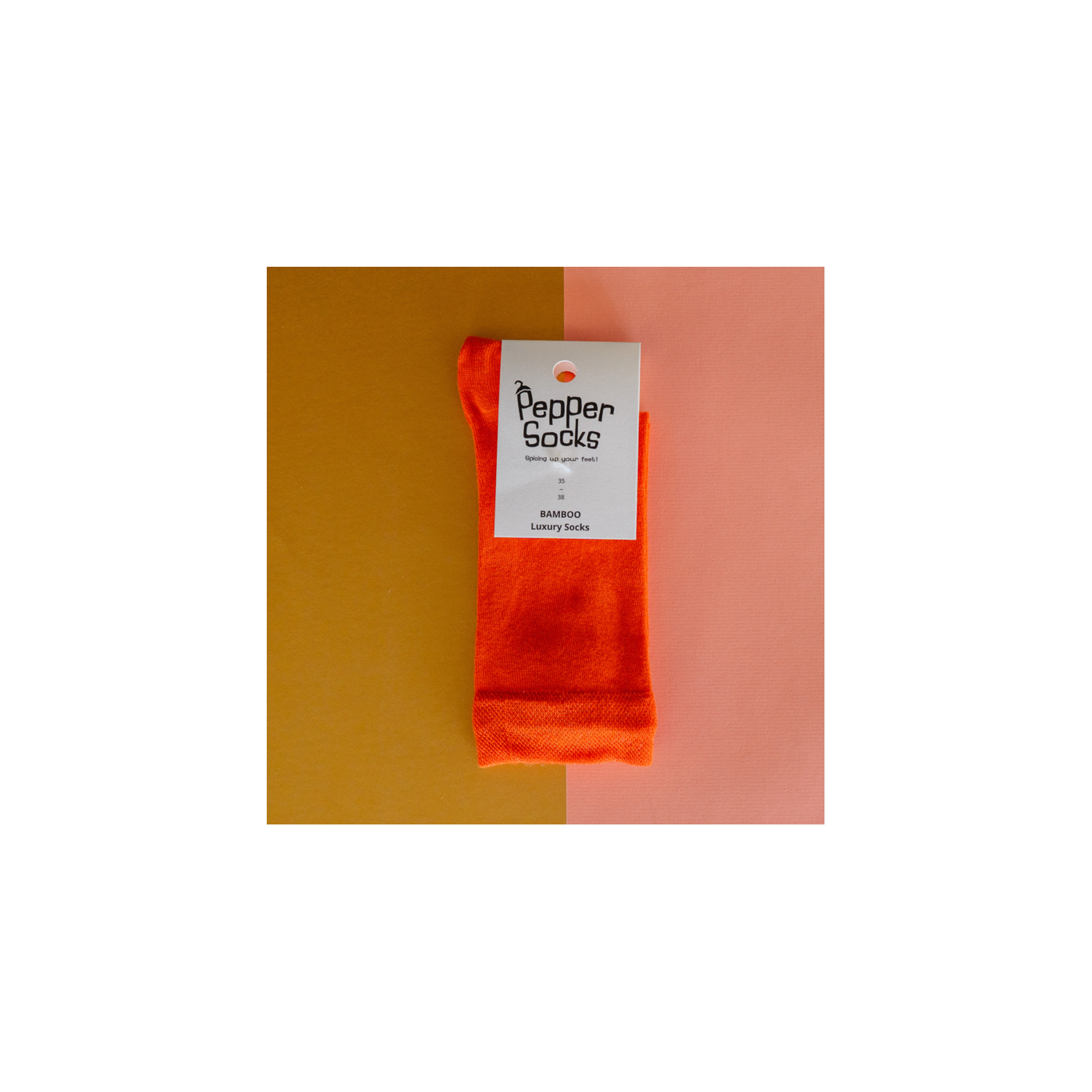 Pepper Socks dames oranje Pepper Socks dames oranje
